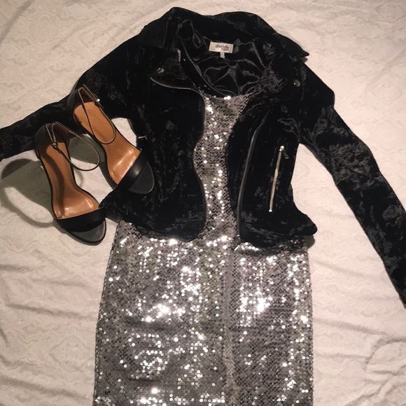Silver Charlotte Russe Dress - Picture 4 of 5